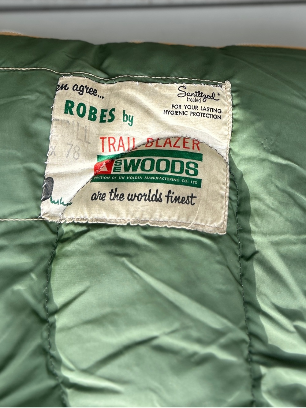 1960’s Woods Arctic Robe Sleeping Bag